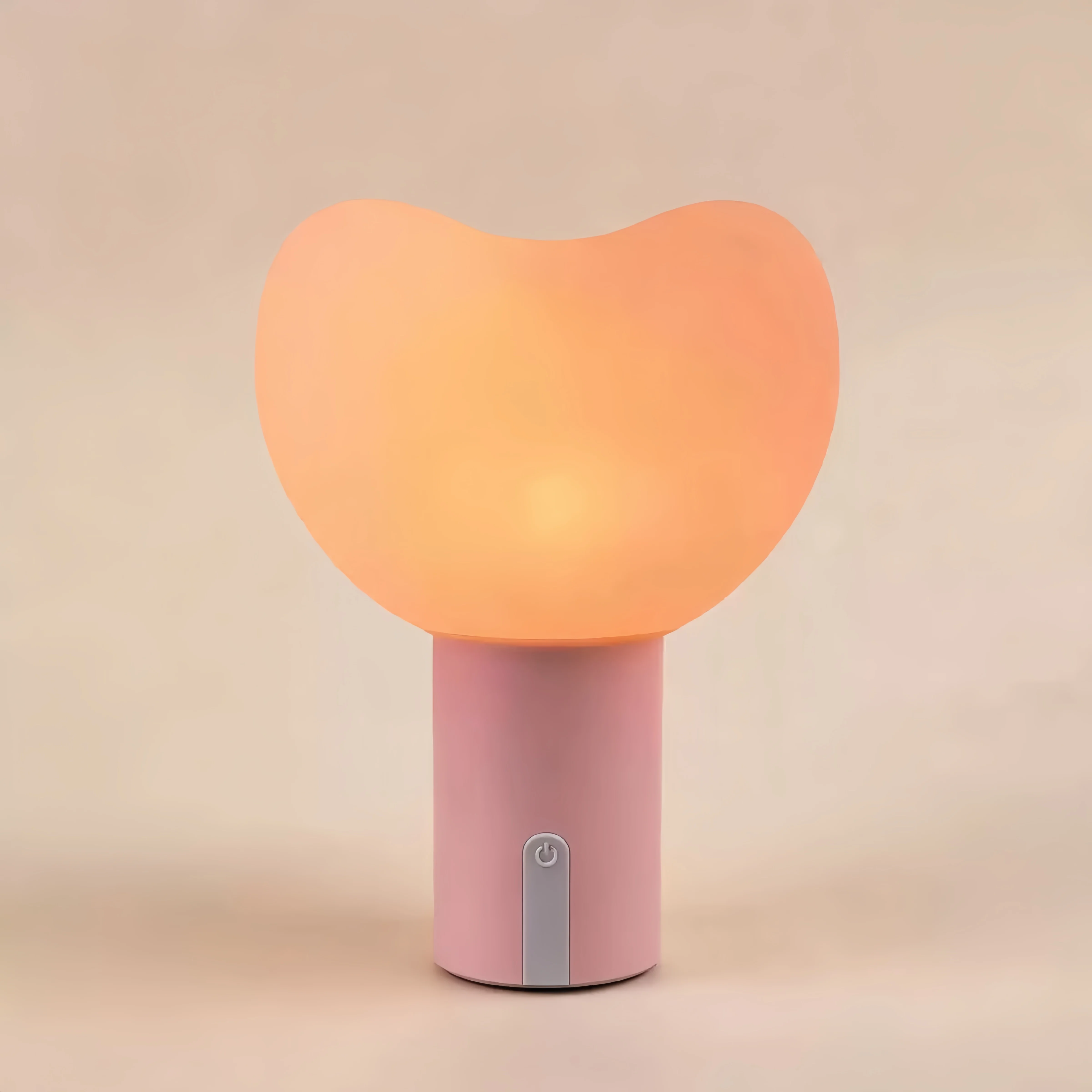 Portable USB Rechargeable Cordless Heart/Ball/Mushroom Table Lamp LED Touch Dimmable night light Mood Lights Living Home Decor
