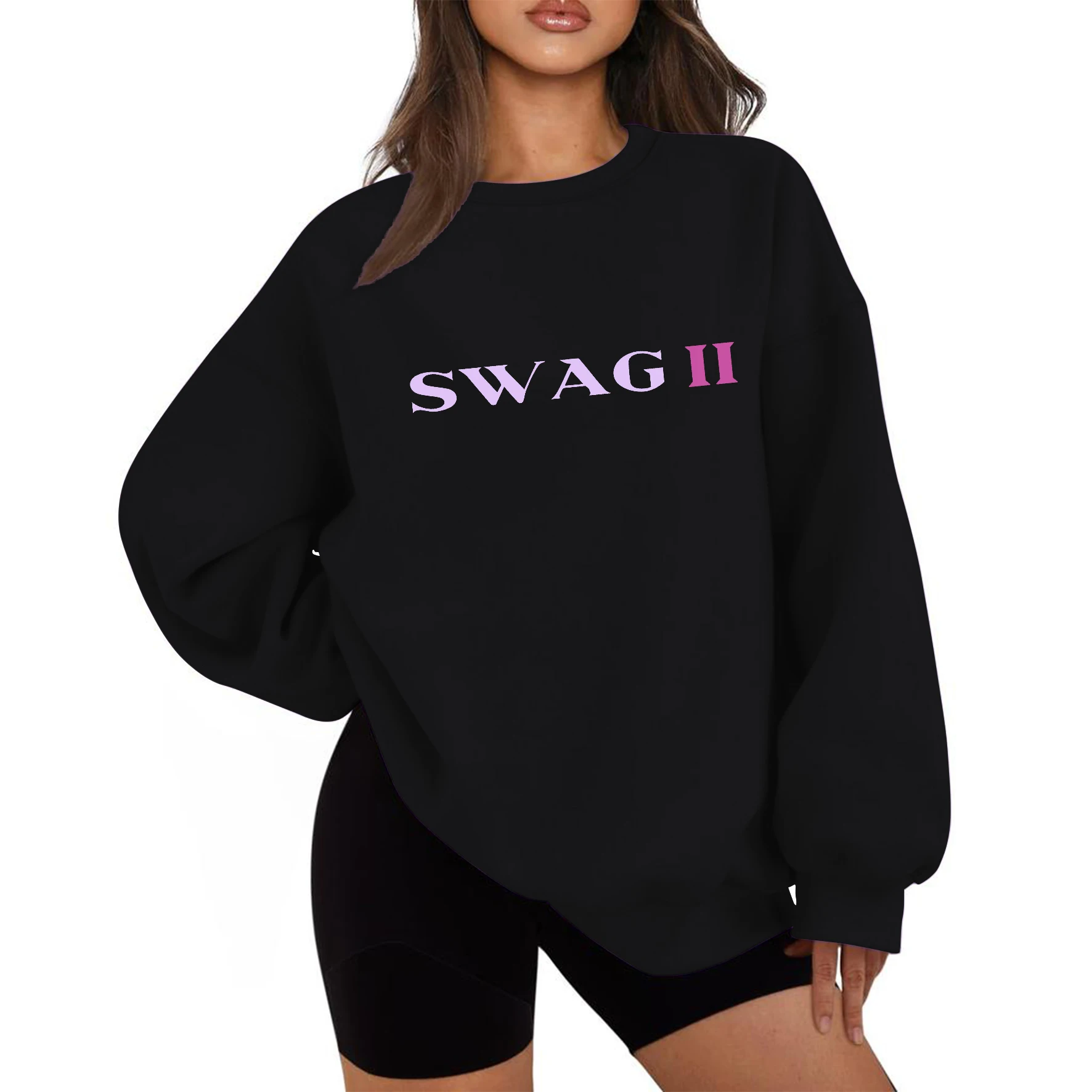 جاستن بيبر SWAG II 2025 جاستن SWAG 2 البلوز Harajuku جولة الرقبة طويلة الأكمام هوديي