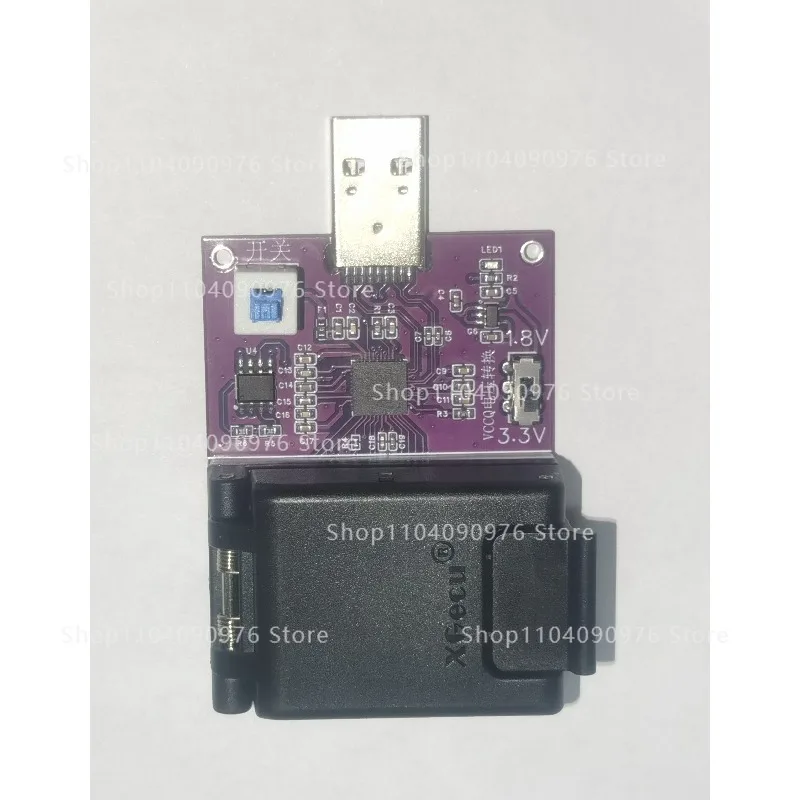 EMMC BGA153 Test Socket to USB3.0 Adapter Multi‑Function Reader Programmer for Memory Chip Testing