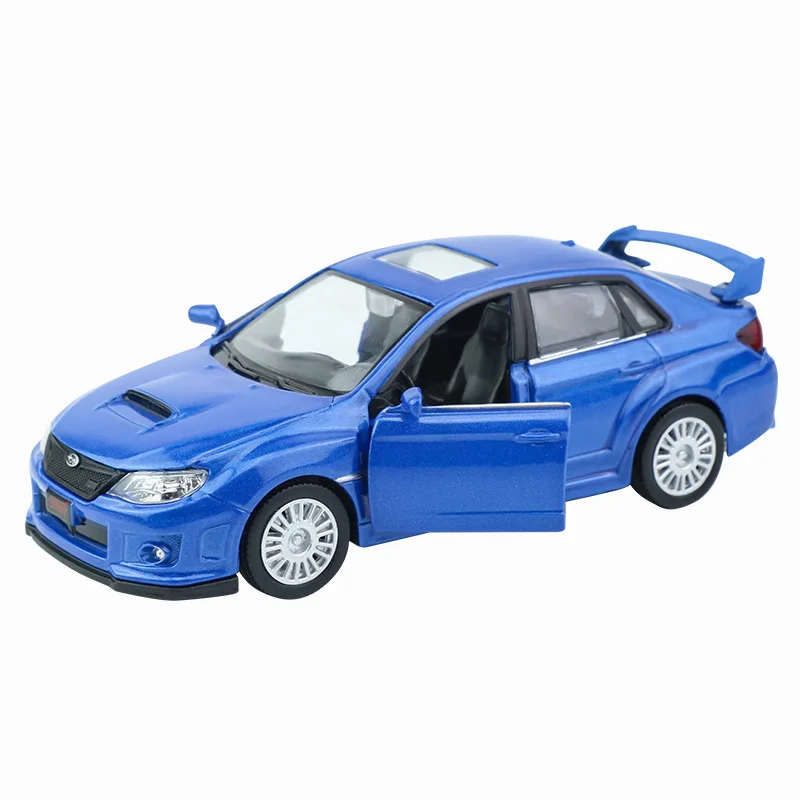 1:36 Subaru Impreza WRX STI Car Model Simulation Sports Car Alloy Car Model Toy Cars