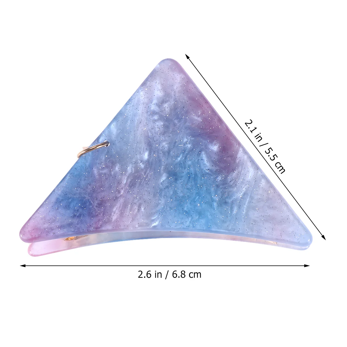 1pc artiglio di acido acetico clip a triangolo grande per le donne mollette per capelli con impugnatura antiscivolo a tenuta forte adatte a tutti i capelli