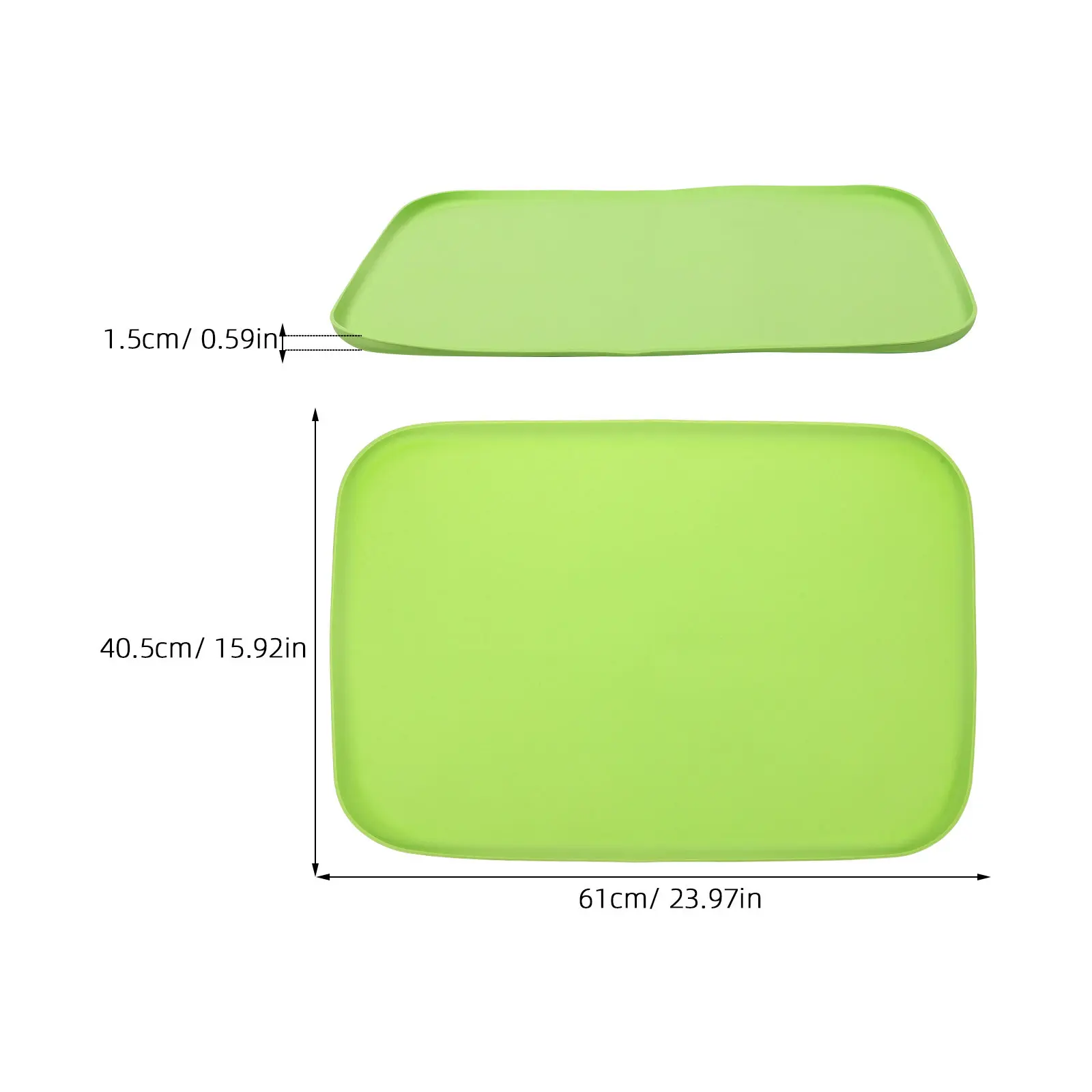 Ice Maker Silicone Drip Tray Countertop Mat 24x16 Inch Raised Edge Non Slip Water Catcher Tray Commercial Kitchen Appliance