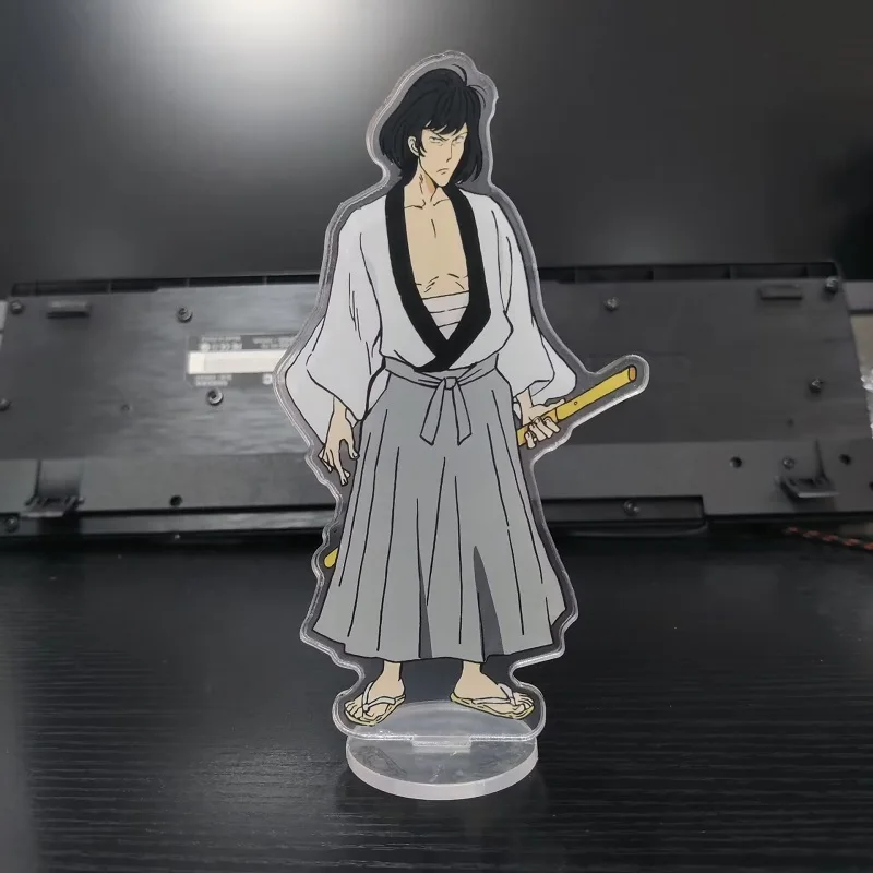 Japan Anime Lupin The Third Figures Rupan Sansei Jigen Daisuke Mine Fujiko Acrylic Standing Sign Model Toy Plate Desk Decor Prop