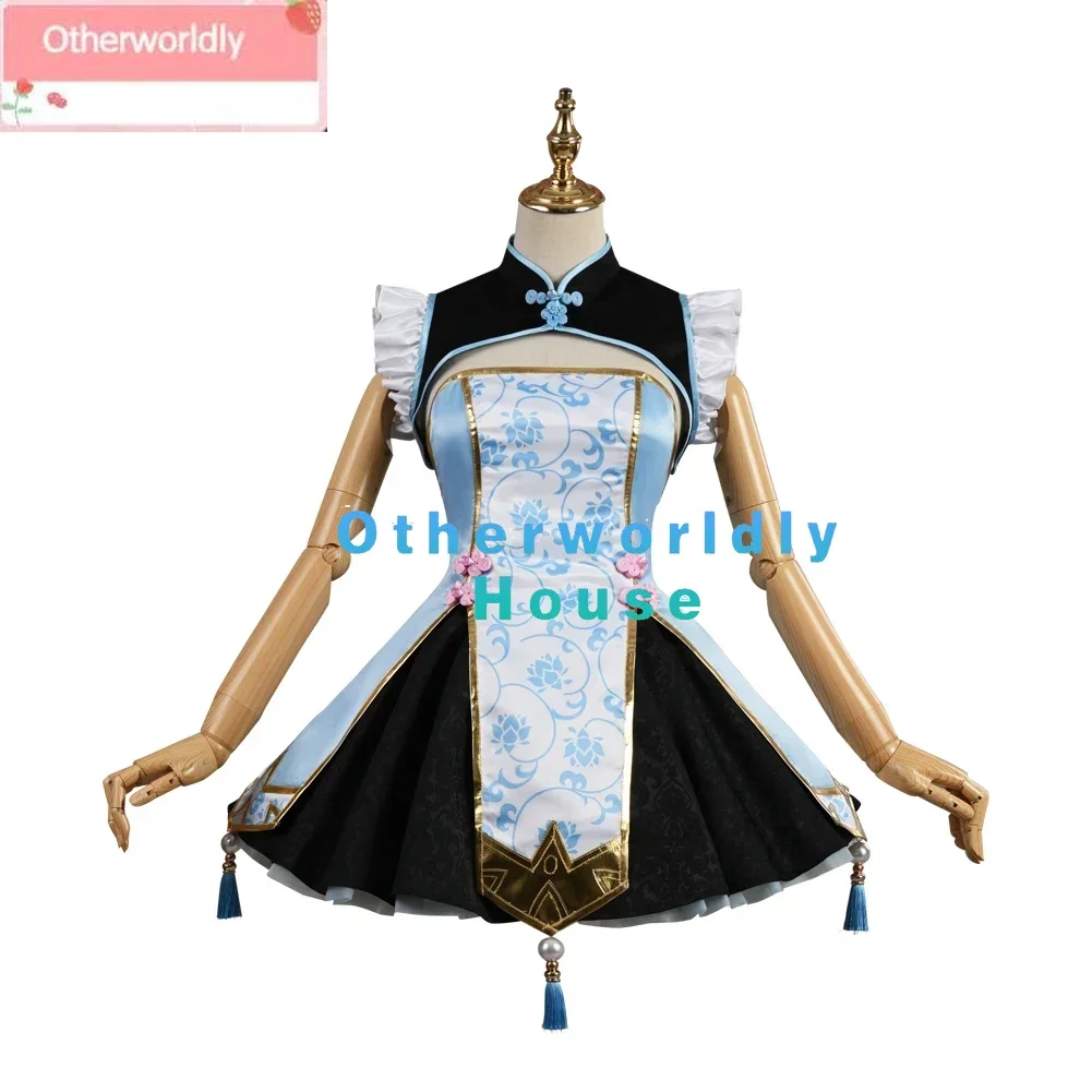 Anime Re:Life in a Different World Rem Cosplay Costumes Cute Chinese Cheongsam Party Suit Halloween Carnival Uniform Custom Made