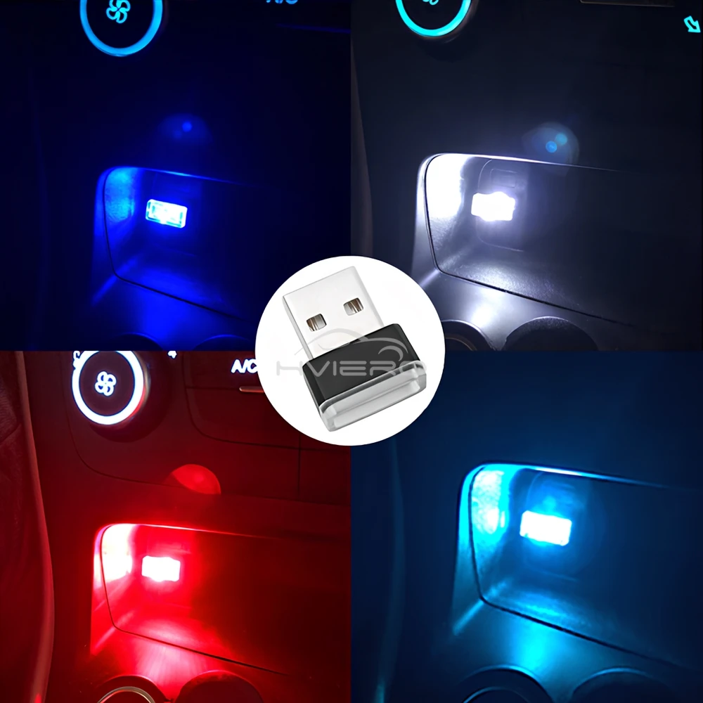 Tragbare Mini Usb Light Room Modeling Car Ambient License Plate Lamp Neon Interior Auto Decoration Room Welcome Night Flashlight