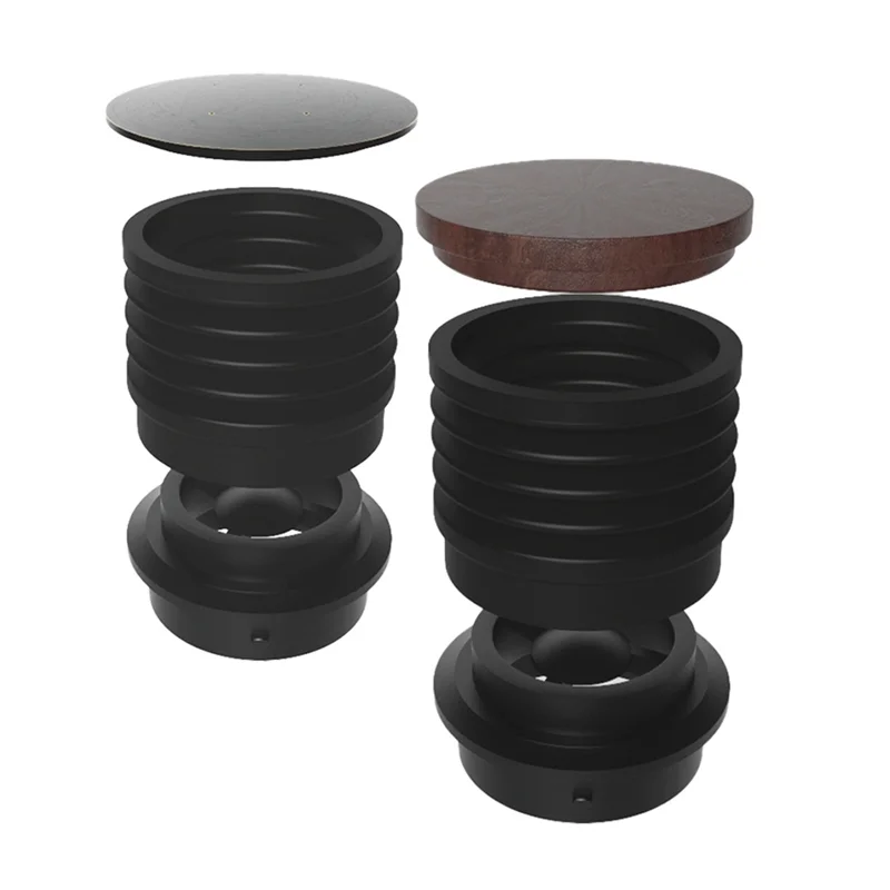 BBNV-Smerigliatrice da caffè in silicone con tramoggia a dose singola per Baratza Encore Contenitore per chicchi che soffia per pulire e collezionare polvere di caffè A