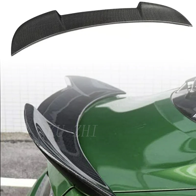 For Ford Mustang 2015 2016 2017 High Quality FRP True Carbon Fiber Rear Luggage Lid Spoiler Wing Body Sports Modification Kit