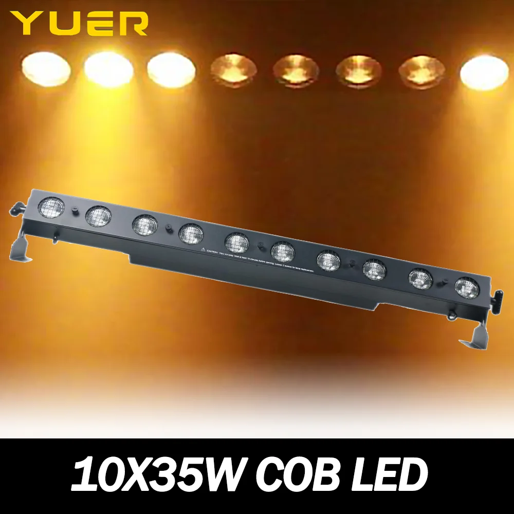 

10X35W LED Wall Washer Outdoor Light Warm Lights bar Halogen lamps Stage Lights Strobe party Light bulb Light DMX512 RDM Control