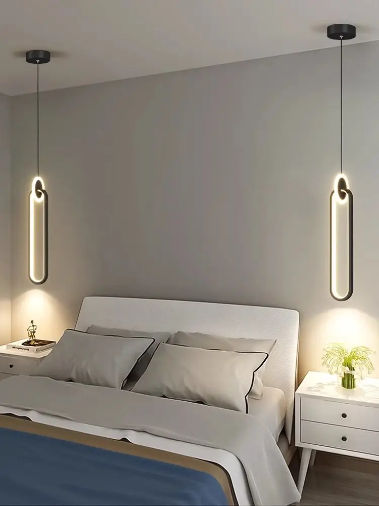 

New Stylish Bedside Pendant Light Creative Wall Lamp for Living Room TV Background Decor