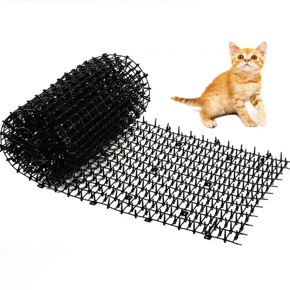 Practical Spike Prickle Strip Repellent Deterrent Mat Garden Supplies Pet Scat Mat Animal Scarer