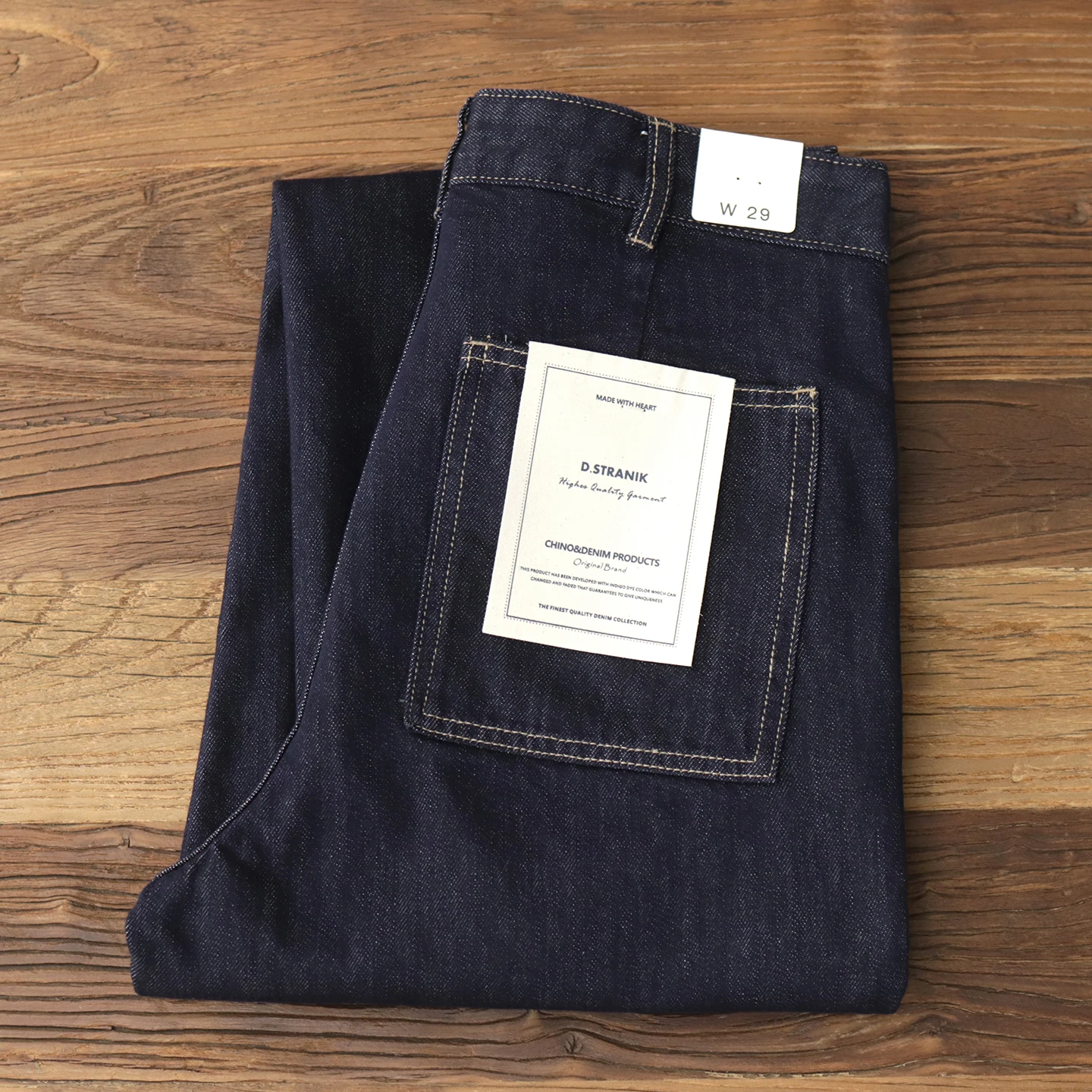 2026 Spring and Autumn New American Retro Primary Color Wide Leg Denim Jeans Men's 80% Cotton Washed Loose Straight Casual Pants