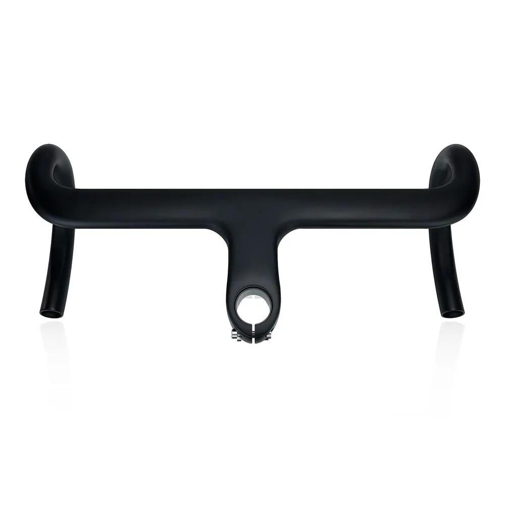 

STLF High Quality Japan Carbon Fiber T1000 Material 28.6 / 31.8mm 400 420 440mm Carbon Road Bike Integrated Handlebar for Road B