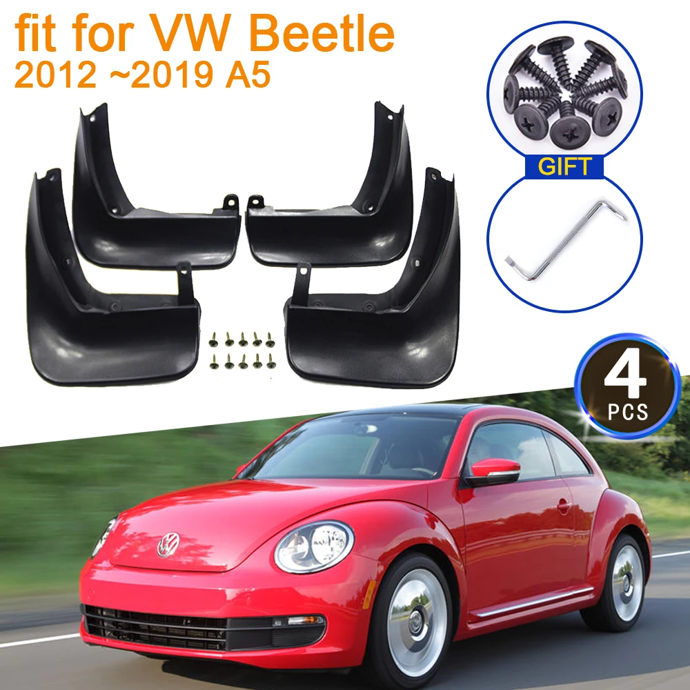 

For Volkswagen VW Beetle A5 2012 2013 2014 2015 2016 2017 2018 2019 Mudguards Splash Guards SUV Fender Mud Flaps Car Accessories