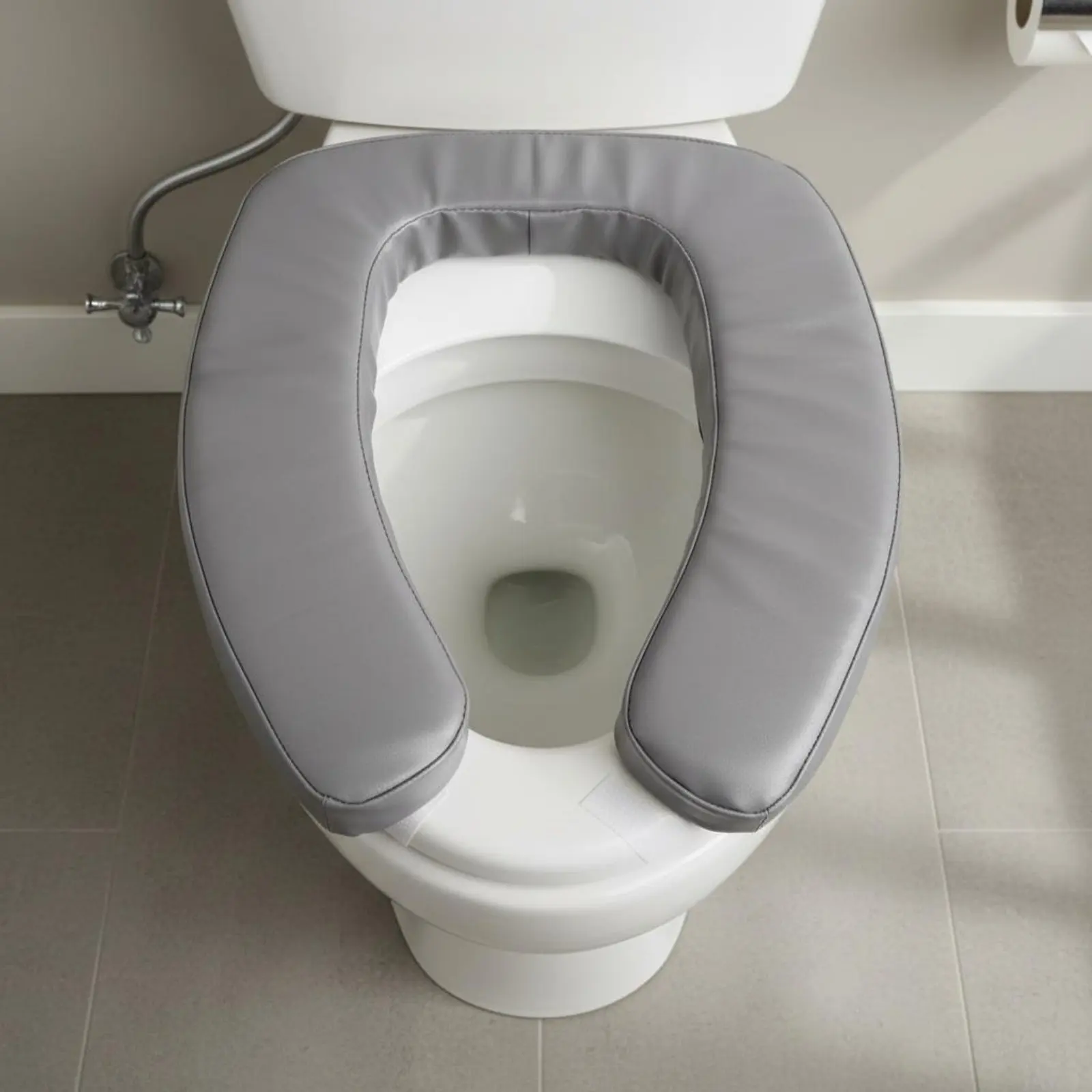 

Padded Toilet Seat Cushion Easy to Clean Waterproof Toilet Seat Cover Bathroom Aid Reusable Universal Fit