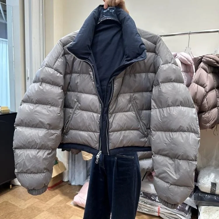 Giacca da donna in cotone double-face, corta, leggera, casual, stile pane, capispalla invernale Nuovo arrivo