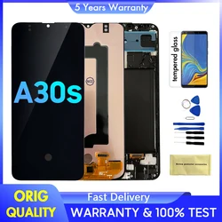 100% Test Super AMOLED for Samsung A30s Display with Touch Screen for Galaxy SM-A307F A307FN A307G A307GN LCD Digitizer Assemby