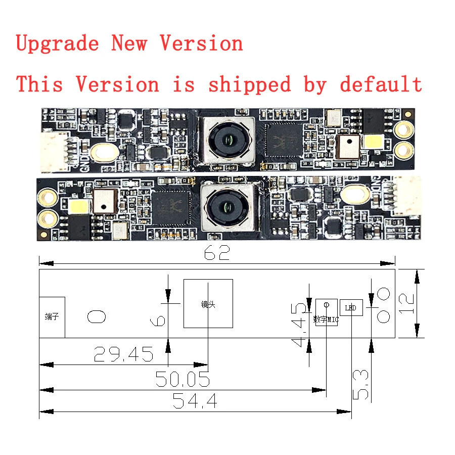 USB2.0 Mini CCTV Camera 8million Pixel HD SONY IMX179 Industry 3264x2448 15fps AF Autofocus Camera Module Support Audio