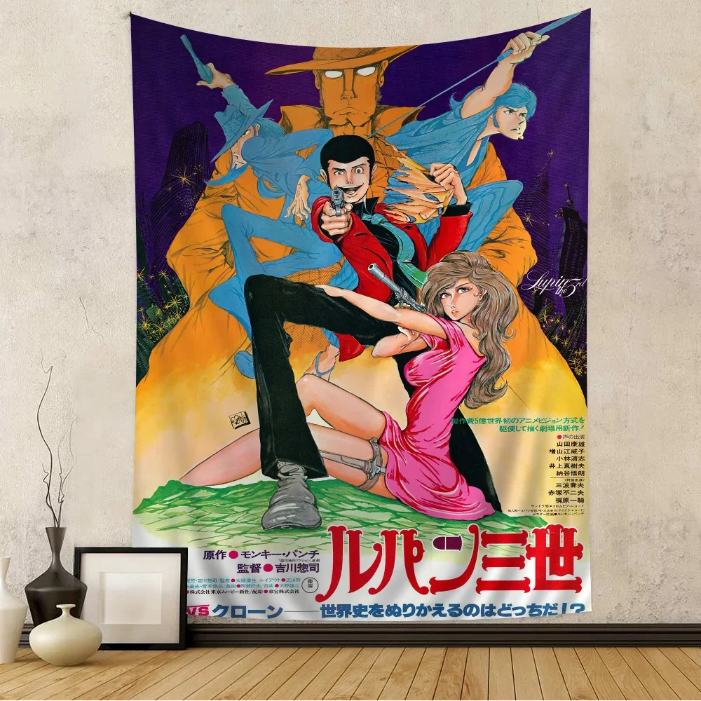 نسيج لوبين الثالث-ماندالا ، نسيج جدار بوهيمي ، ماندالا ، هيبي ، رخيص