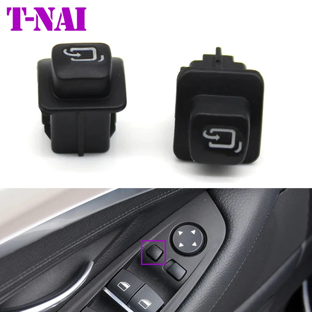 Car Armrest Side Rearview Mirror Folding Control Switch Knob Regulation Button For BMW 5 Series F10 F11 F18 520 523 525