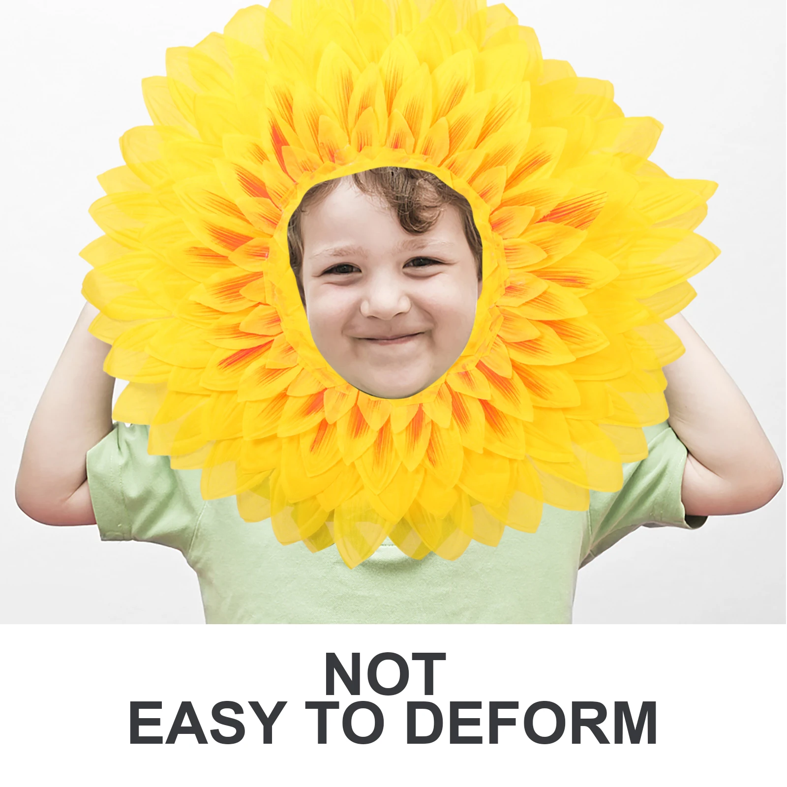 

Sunflower Headgear 70Cm Adult Size Funny Party Hat For Carnival Decor Kids Games Props Novelty Cover Accessory