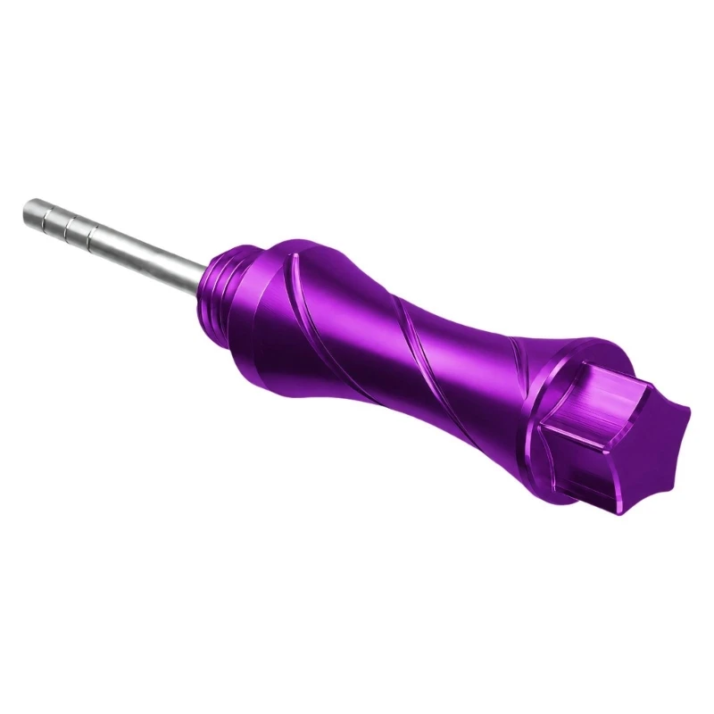 Anodized Aluminum Motorcycle Oil Dipstick for Routine Engine Level Checks R6FB