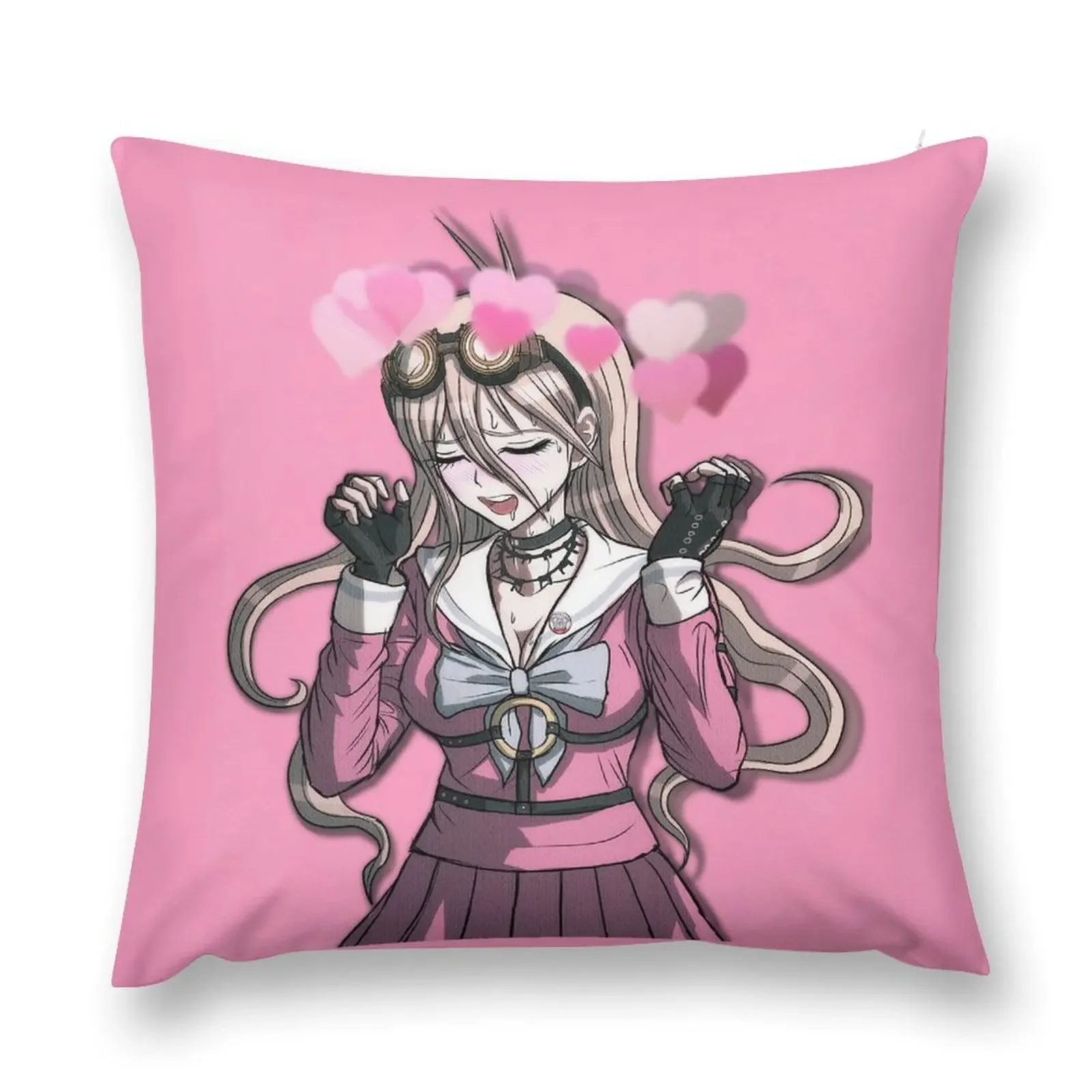 miu iruma edit Throw Pillow Decorative Sofa Cushion Bed pillowcases pillow