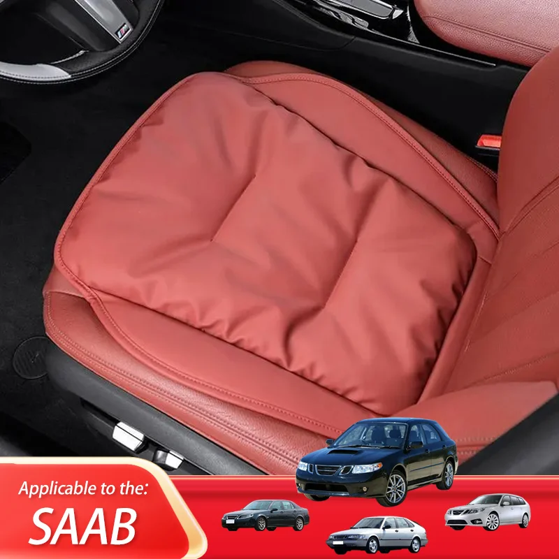 

Car Seat Cushion Luxury Leather Support Pad High Rebound Sponge Seat Cover For SAAB 9-5 9-3 900 96 9-2X 92 93