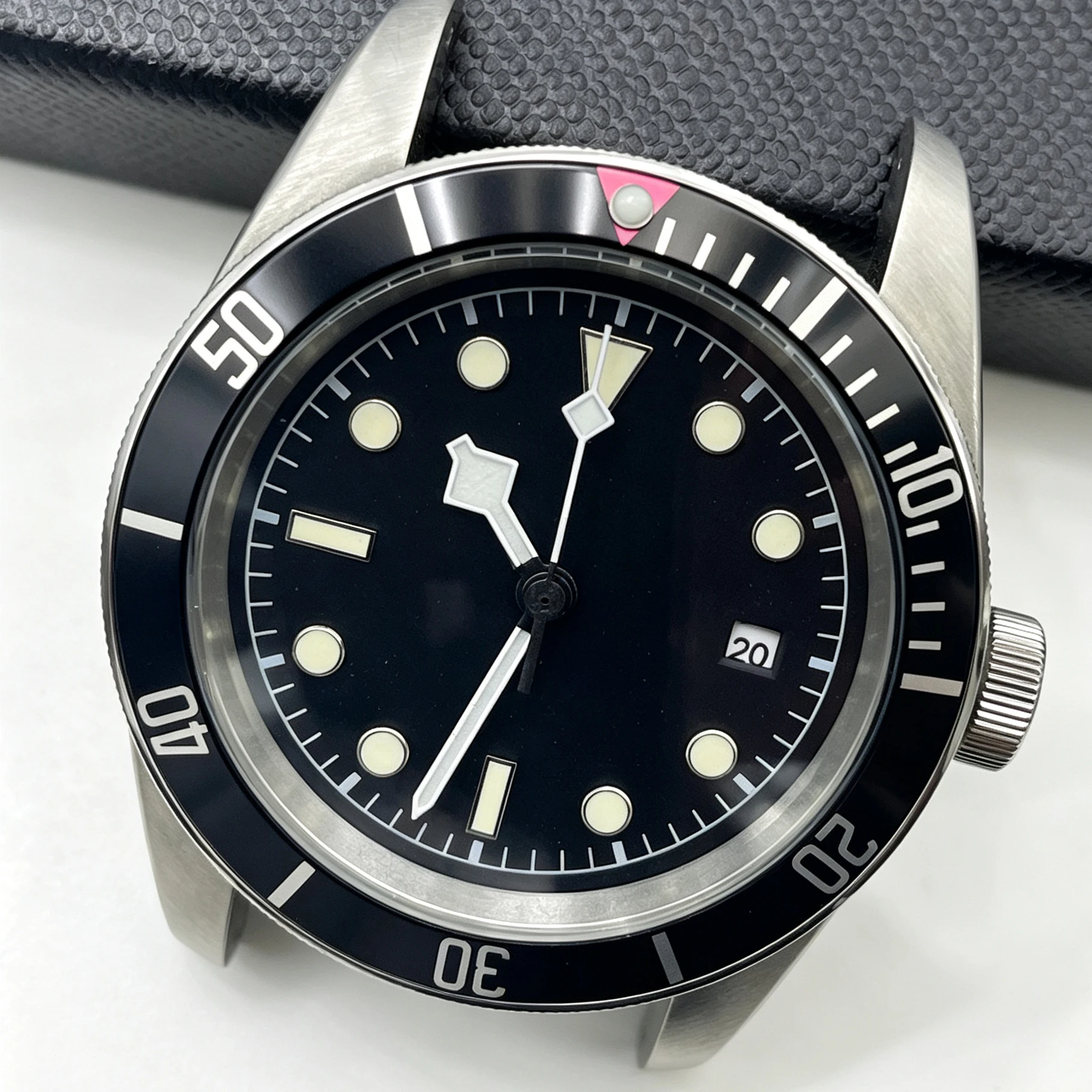 41mm Water-Resistant Men's Mechanical Watch, High-Quality Stainless Steel, Luminous Dial, Calendar, With 8215/ST1612 Movement