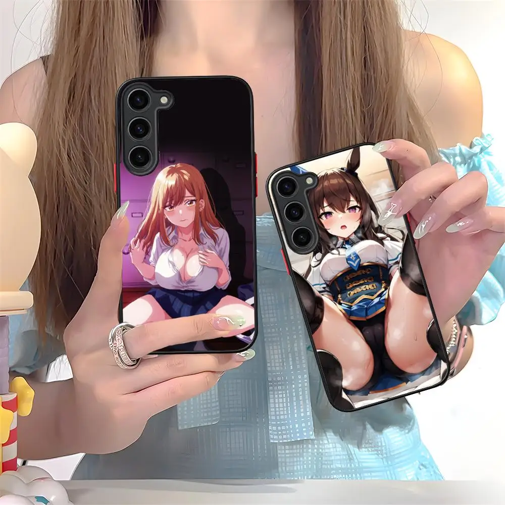 JK زي مدرسي فتاة قضية الهاتف لسامسونج غالاكسي S25 S24 S23 S22 S21 زائد FE الترا اللون سيليكون واقية غطاء فاخر