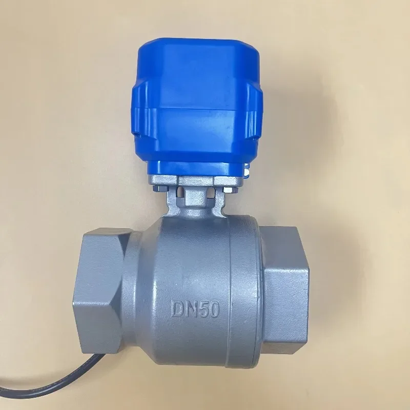 Electric 2-Way Ball Valve Stainless Steel Ball Valve Automatic Water Control Manual Stop For Agricultural Motorized Ball Valve