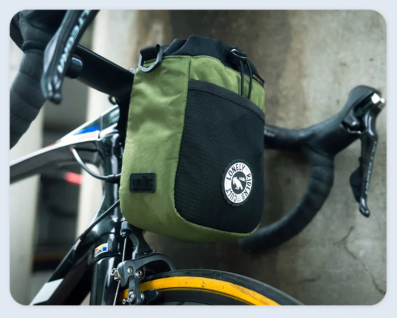 ULAC Fahrrad-Lenkertasche, 1/1,1 l, MTB, Rennrad, Roller, C-HOLD, wasserdichte Vorbautasche, Radfahren, Wasserflaschentasche mit abnehmbarem Streifen – Detail 13