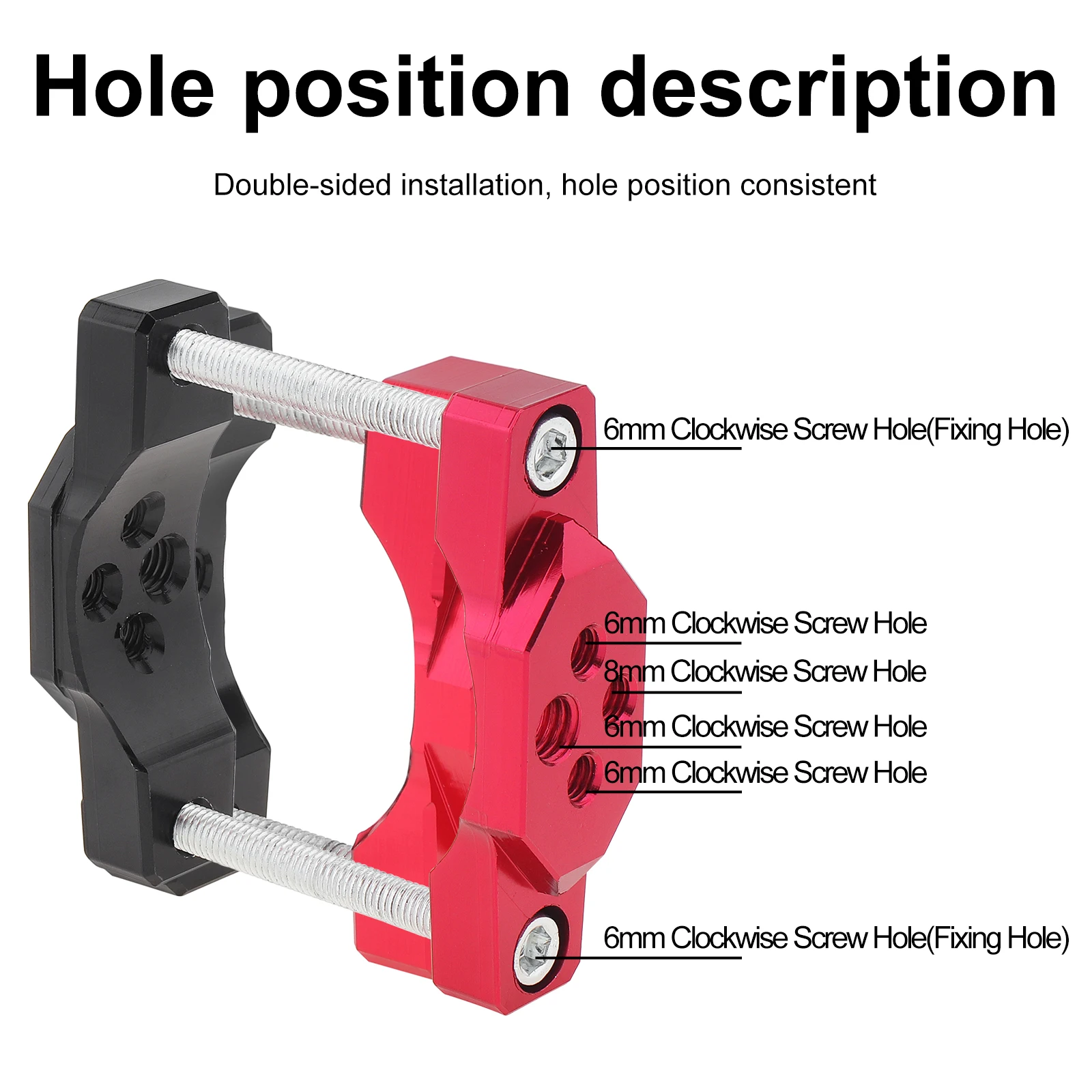 1pcs 17-54mm Motorcycle Headlight Bracket Scooter Bicycle Spotlight Auxiliary Clamp Mount Clip Light Phone GPS Handlebar Holder