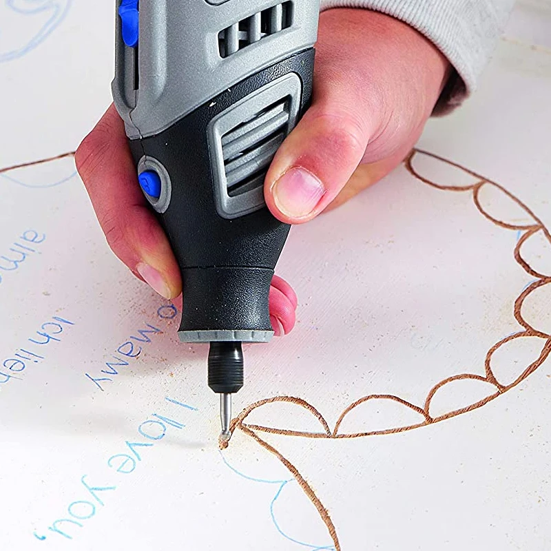Imagem -05 - Dremel 111 Bit de Gravura Shank 32 Diameter Cortador de Gravação em Forma de 0.8 mm Trabalhando para Fibra de Vidro Plástico