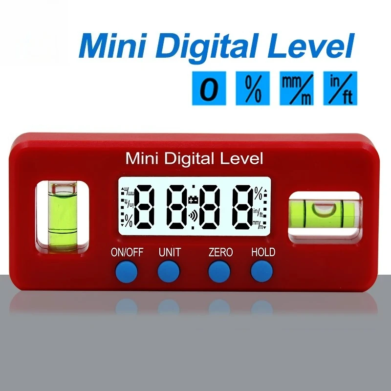 

100mm Precision Digital Protractor Angle Finder Inclinometer Electronic Level Box with Magnetics Angle Measuring Carpenter Tool