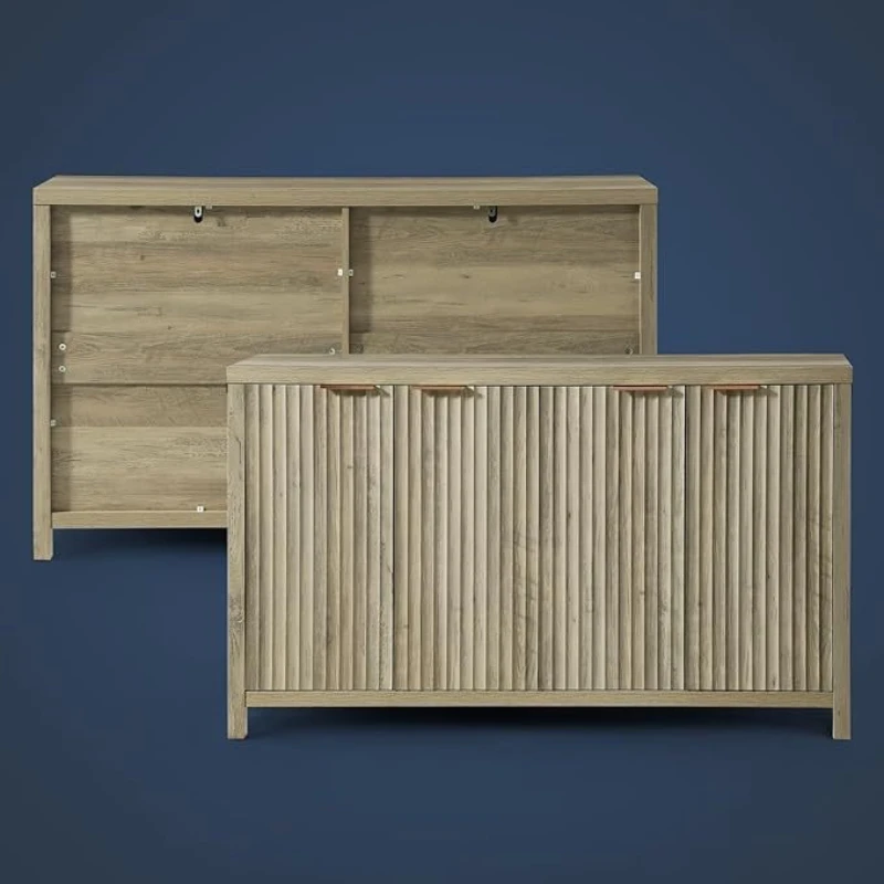 

Oxford Trough Locker Side Panel Large Buffet with Adjustable Shelving Multifunction Cabinet Console Cabinet