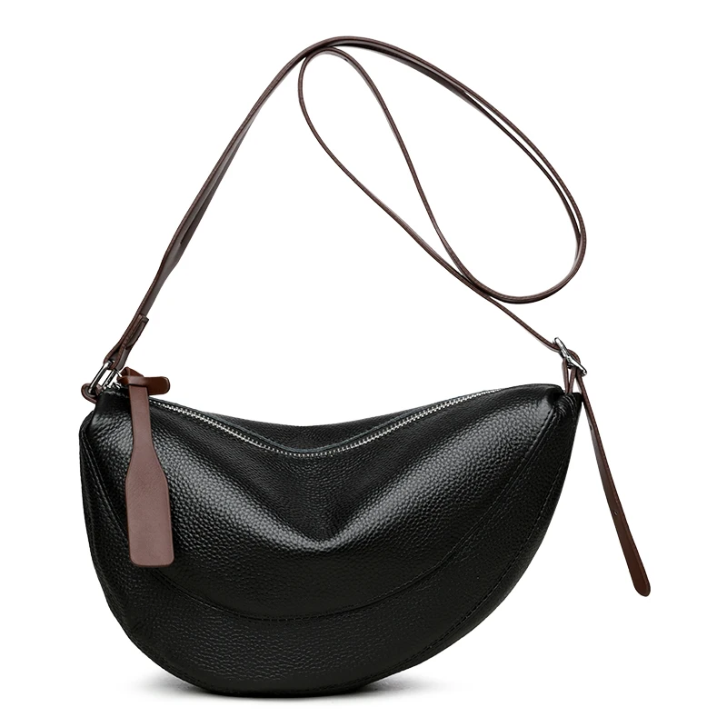 

Women Genuine Leather Handbags Designer Fashion Daily Use Purse Female Shoulder bags Luxury Brand Cowhide Ladies Messenger Bags