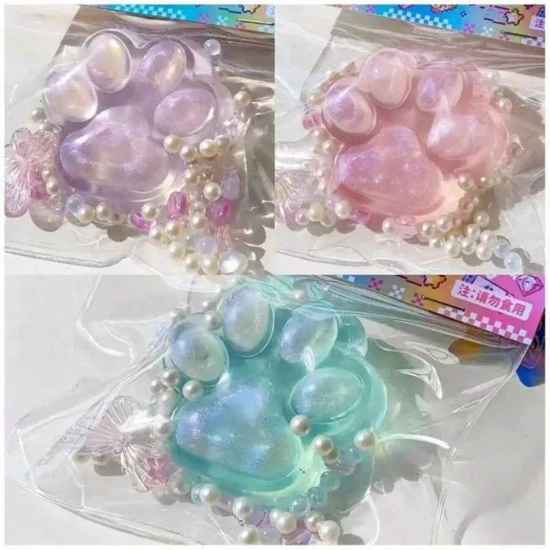 Squishy Taba Kawaii Blind Box Mystery Stress Relief Toy Squeezable Cat Paw Chicken Biscuit Dog Animal Surprise Gift