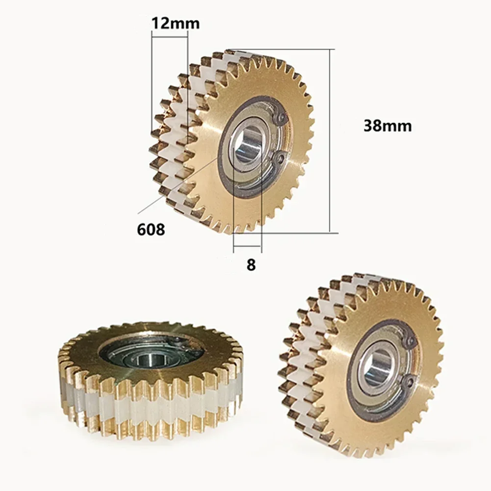 36 Teeth E-Bike Wheel Hub Motor Planetary Gear With Bearings 38x8x12mm Nylon+Steel/Copper Teeth Planetary Gear For Bafang Motor