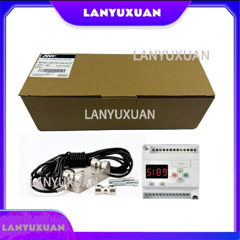 2026 Crane Overload lifting load weighing limiter with OMS-370C sensor RH-EC and 9-Digit LED Display screen for Long Distance Re