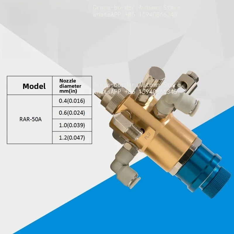 Reciprocating Line Fixed Automatic Spray Gun RAR-50A Small Caliber Pneumatic Spraying Equipment For Robot Painting Production