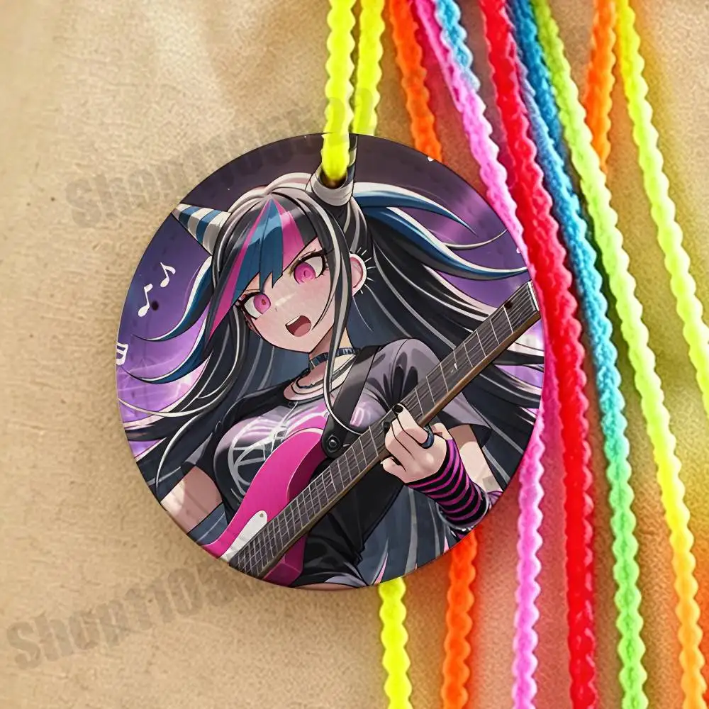 

Cartoon I-Ibuki Mioda S-Shuichi Saihara Creative Luggage Tag Lightweight Waterproof Name ID Address Label Travel Accessories