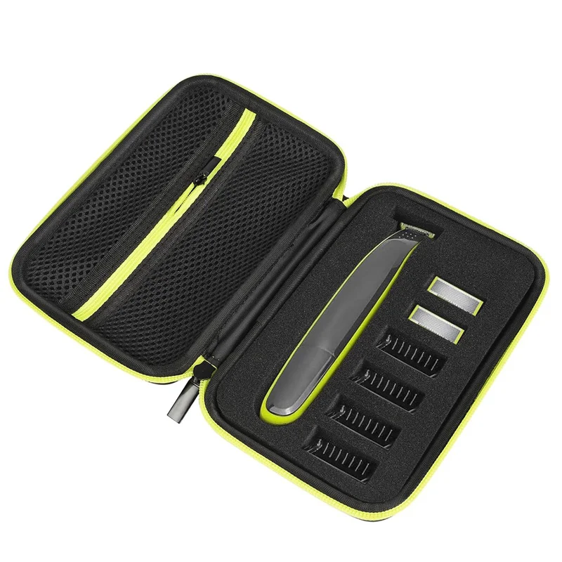 Estojo de barbeador portátil para viagem, caixa de armazenamento para philips norelco qp2724/70/90 qp2520/90 qp2630/72 qp2834/70 aparador
