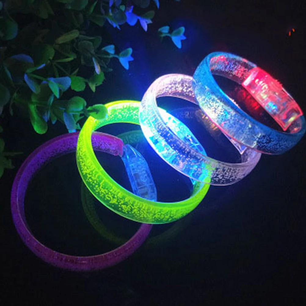 

10PCS Luminous Luminous Bracelets Glow in Dark Wristb s for Concert Safety Running Gear Accessories