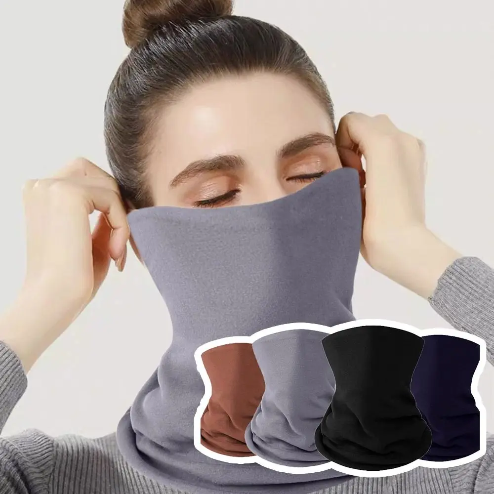 Bib Thermal Neck Warmer Thickened Windproof Winter Scarves Neck Cover Coldproof Face Mask Balaclava