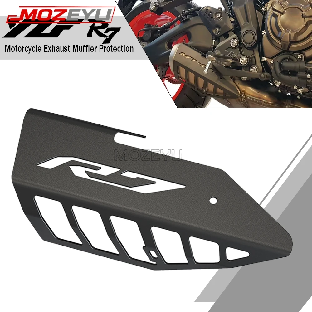 

Motorcycle Exhaust Pipe Heat Shield Cover Muffler Protector Guard For YAMAHA YZF R7 YZF-R7 2022 2023 2024 2025 YZFR7 Accessories