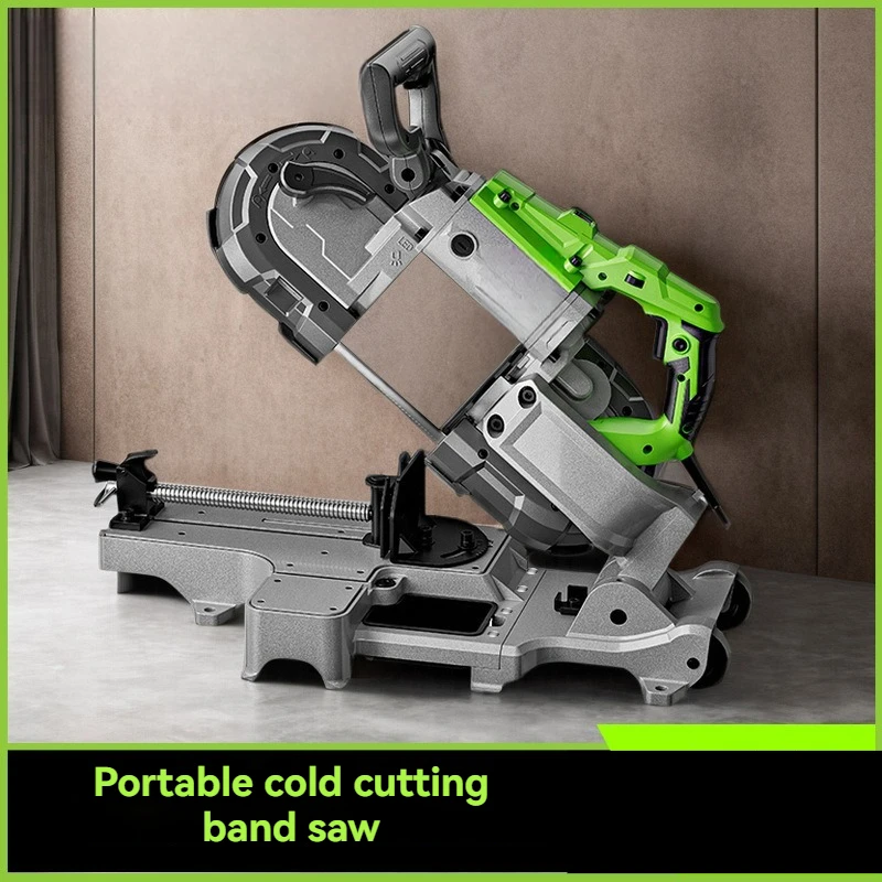 

1100W Metal Cutting Saw All-in-one Multi-function Metal Band Saw Small Desktop Metal Cutting Machine