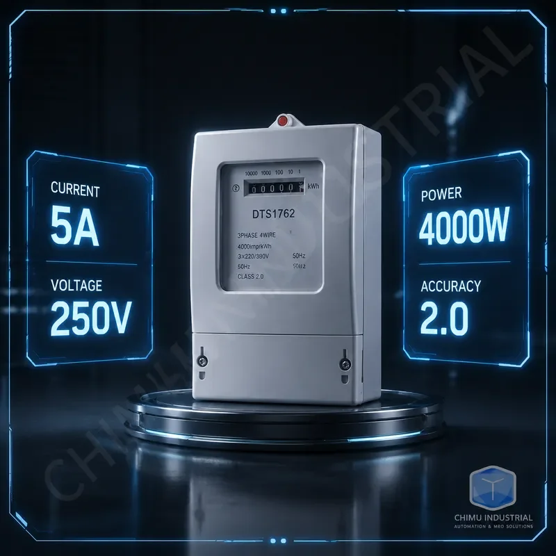 【CHIMU INDUSTRIAL】 for DTS1762 Three Phase Four Wire Energy Meter 380V 1.5-6A 10-40A 30-100A