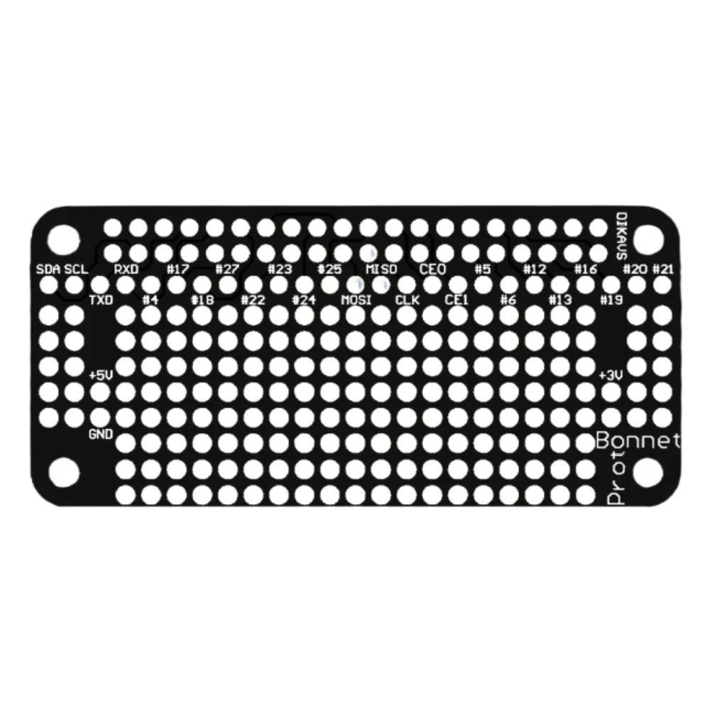 لوحة النماذج الأولية PCB لوحة النموذج الأولي Perma Proto Bonnet Mini لـ Raspberry Pi Zero #2