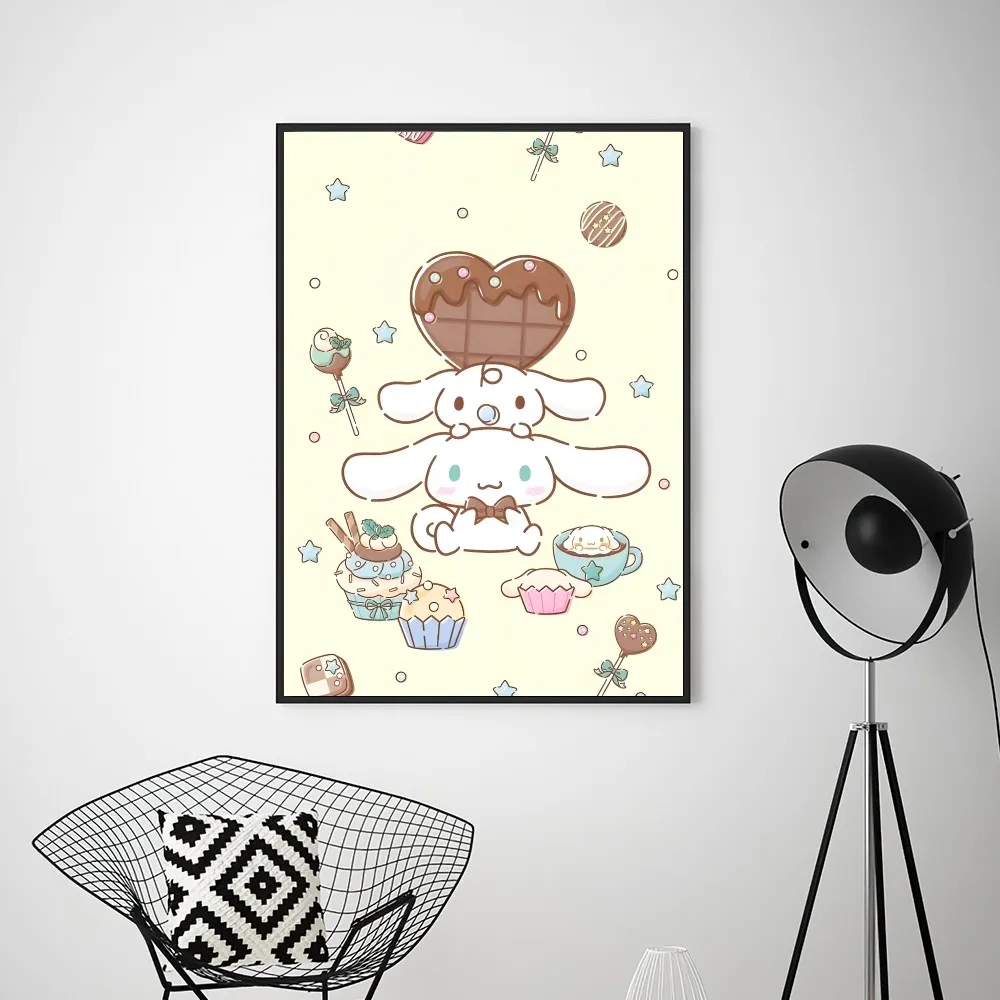 MINISO Sanrio Cinnamoroll Poster Prints Wall Pictures Living Room Home Decoration