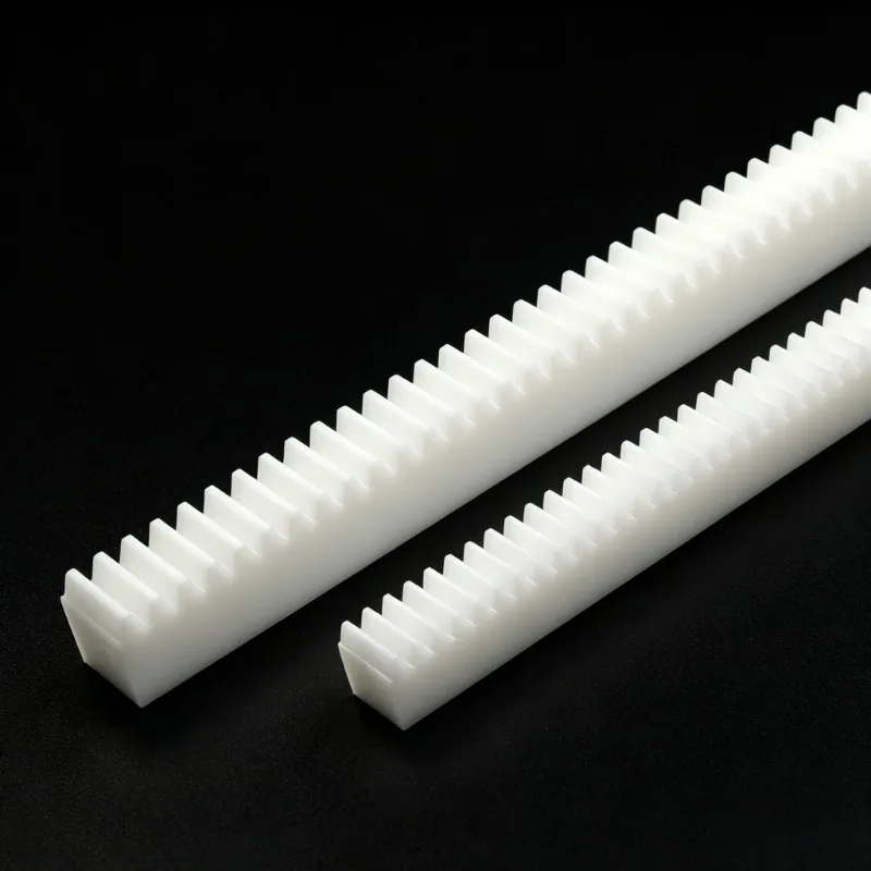 1Pc Mod 0.5/1/1.5/2-4 White POM Plastic Gear Rack Spur Linear Rack Length 300/500mm for 3D Printer RC Robot DIY Mechanical Parts